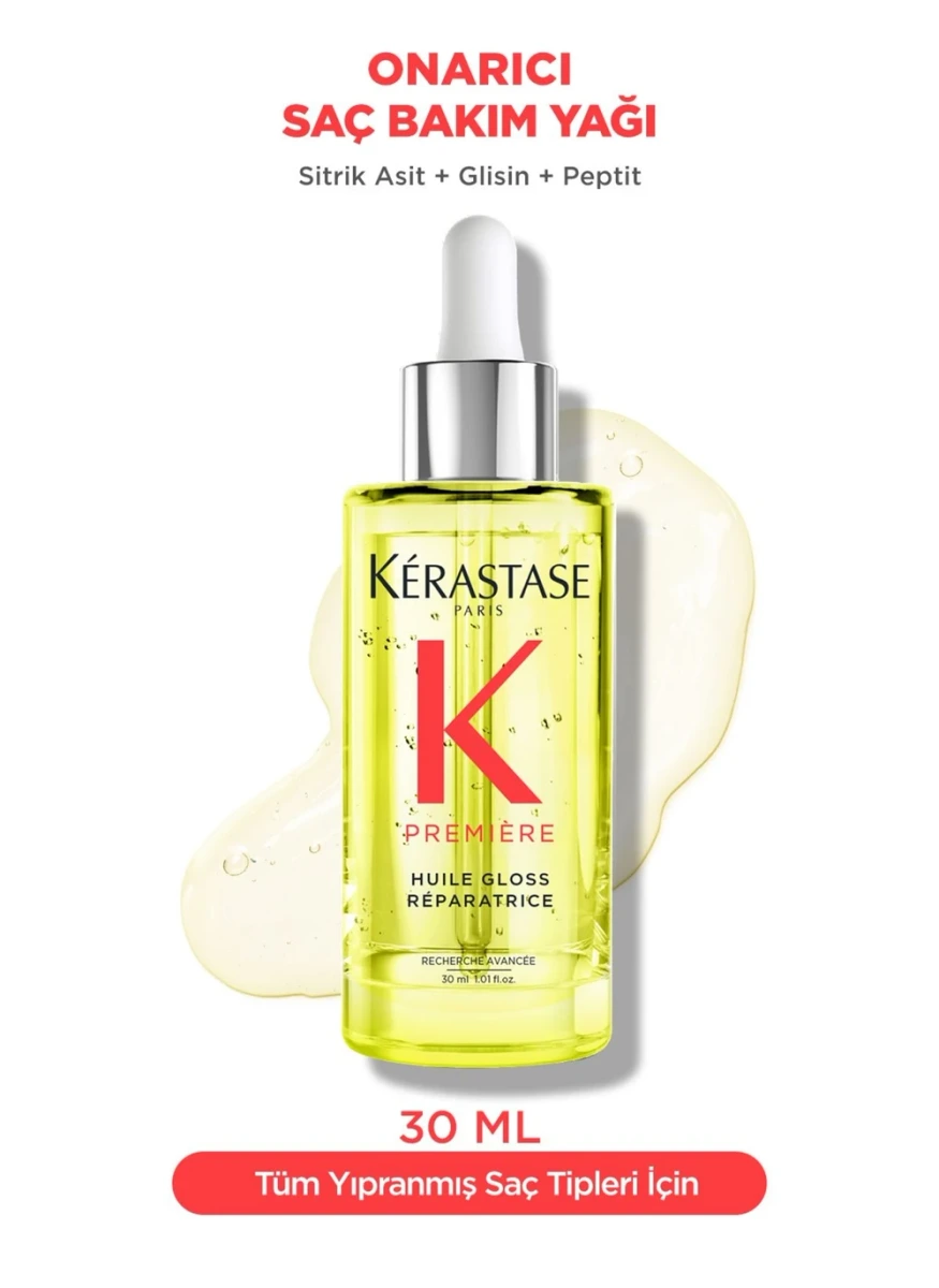 Kérastase Premiere Huile Gloss Réparatrice Yoğun Parlaklık Veren Onarıcı Saç Bakım Yağı 30 ml