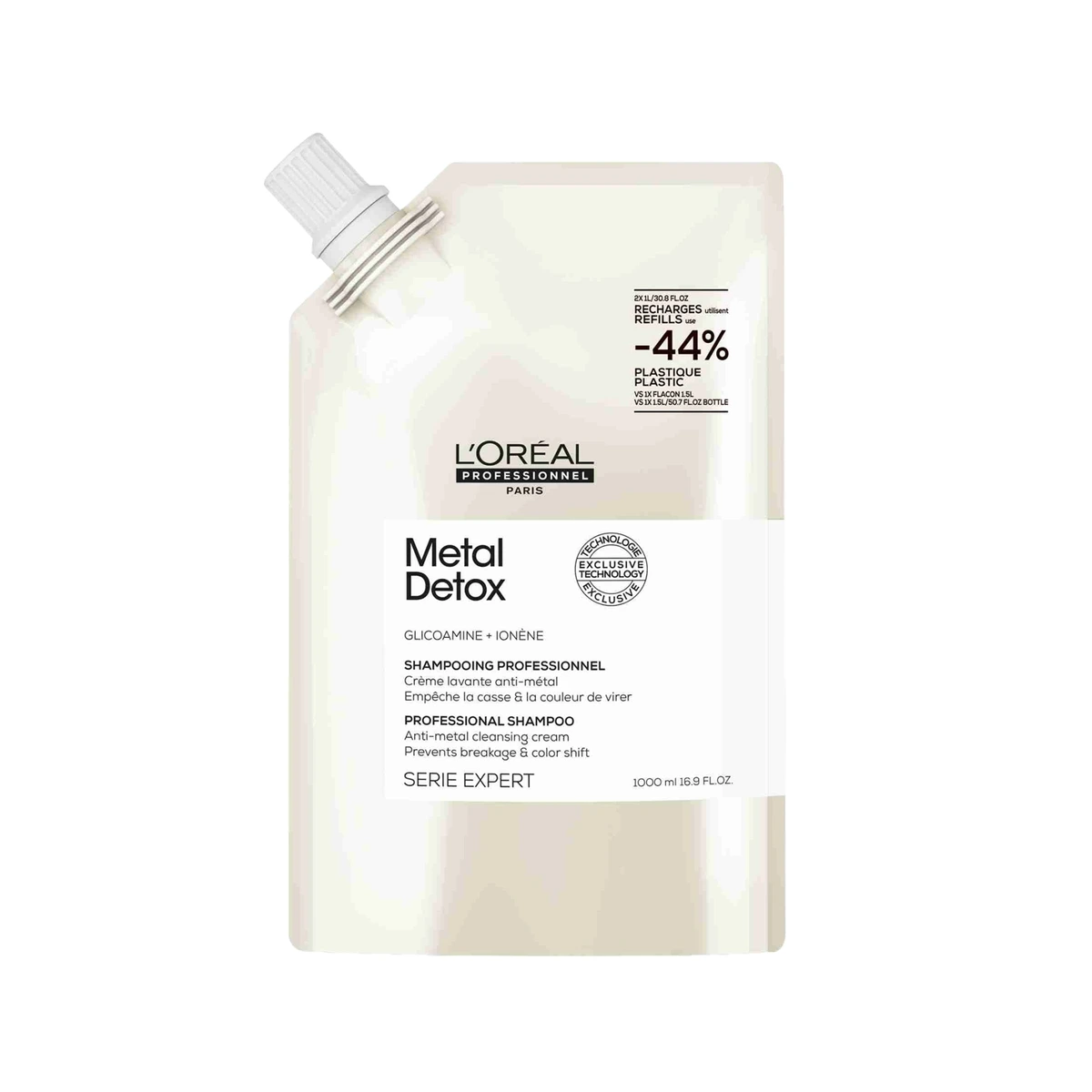 Loreal Professionnel Paris Serie Expert Metal Detox Renkli ve Açıcı ile İşlem Görmüş Saçlar İçin Metal Karşıtı Arındırıcı Şampuan Refill 1000 ml
