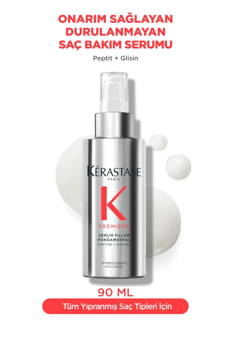 Kérastase Premiere Serum Filler Fondamental Elektriklenme Karşıtı Onarım Sağlayan Saç Serumu 90 ml