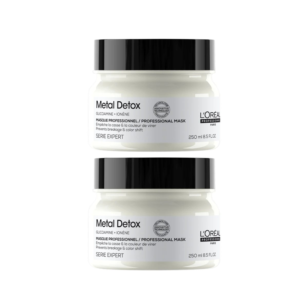 Loreal Professionnel Paris Serie Expert Metal Detox Renkli ve Açıcı ile İşlem Görmüş Saçlar İçin Metal Karşıtı Koruyucu Maske 2x250 ml